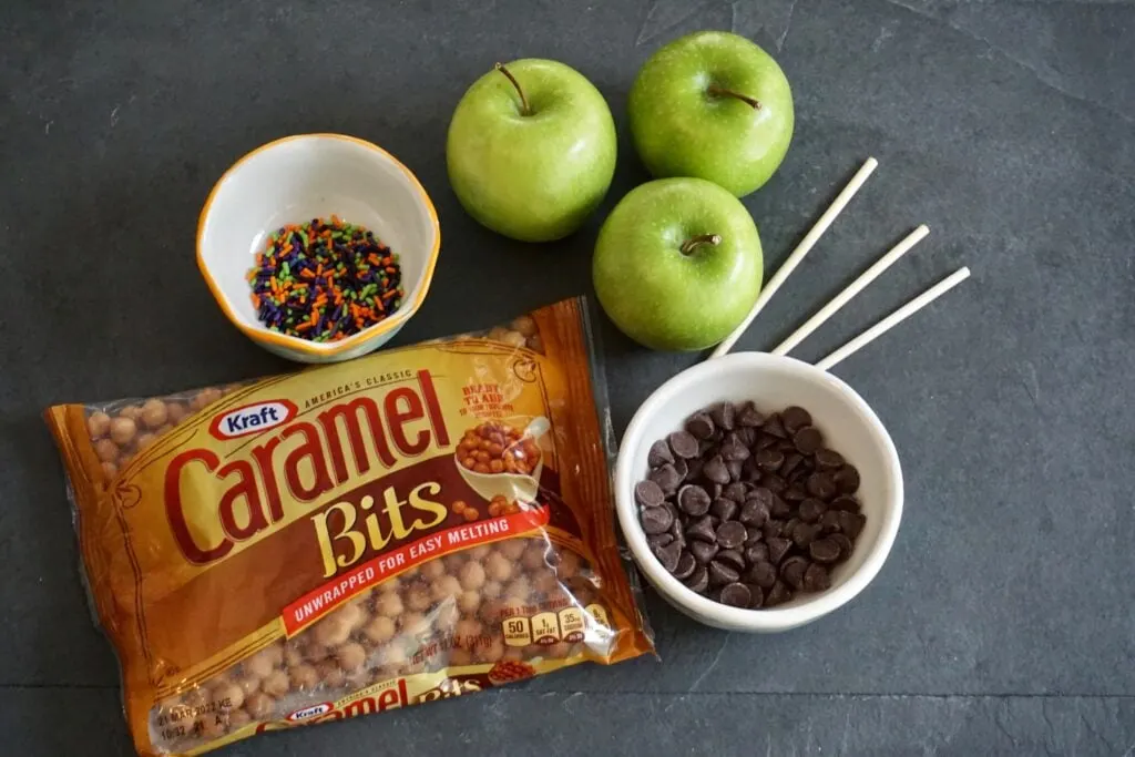 easy caramel apple ingredients