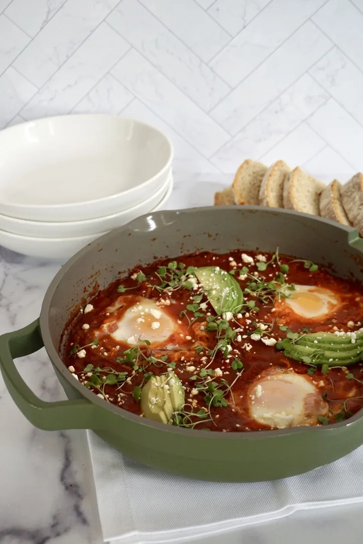 Shakshuka in pan