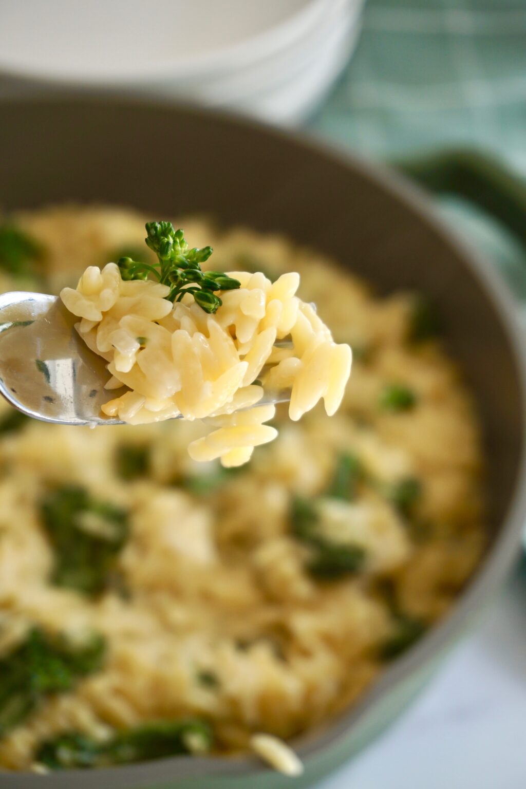 Broccoli and Cheese Orzo, Kid Friendly in Minutes Humble Oven