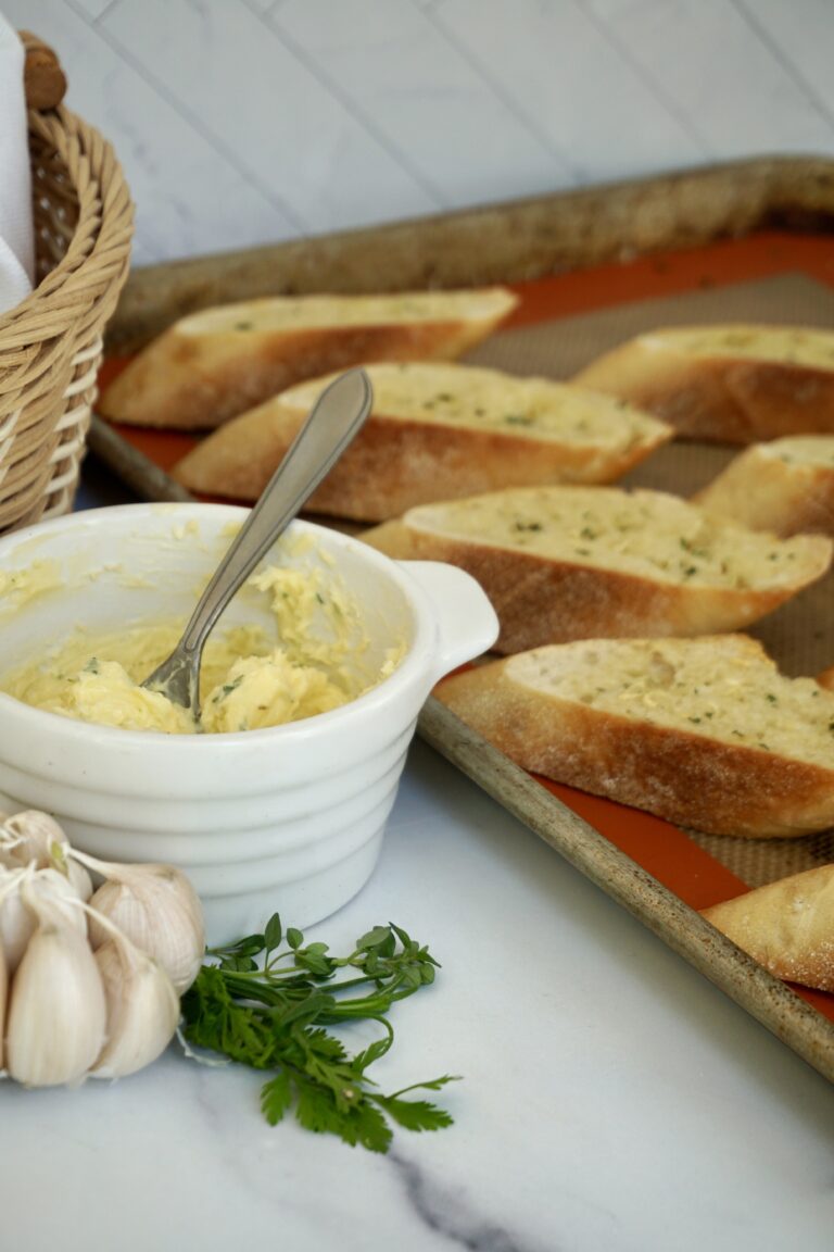 Easy Baguette Garlic Bread Humble Oven