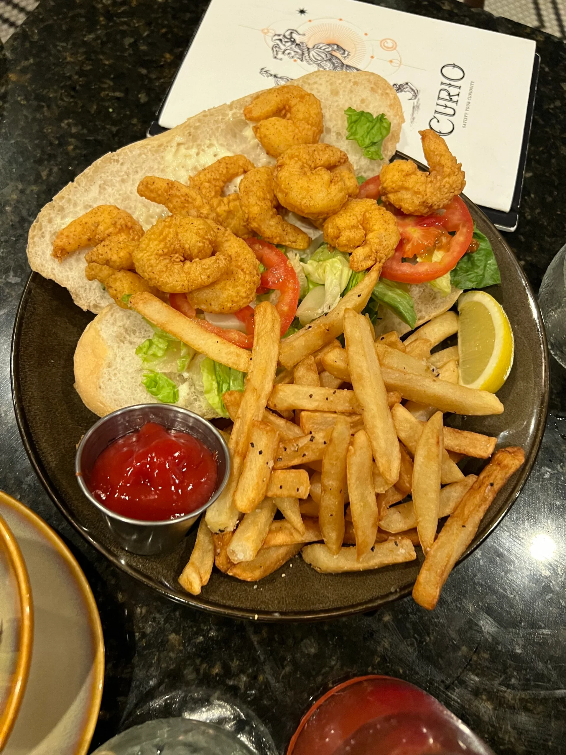 shrimp po' boy