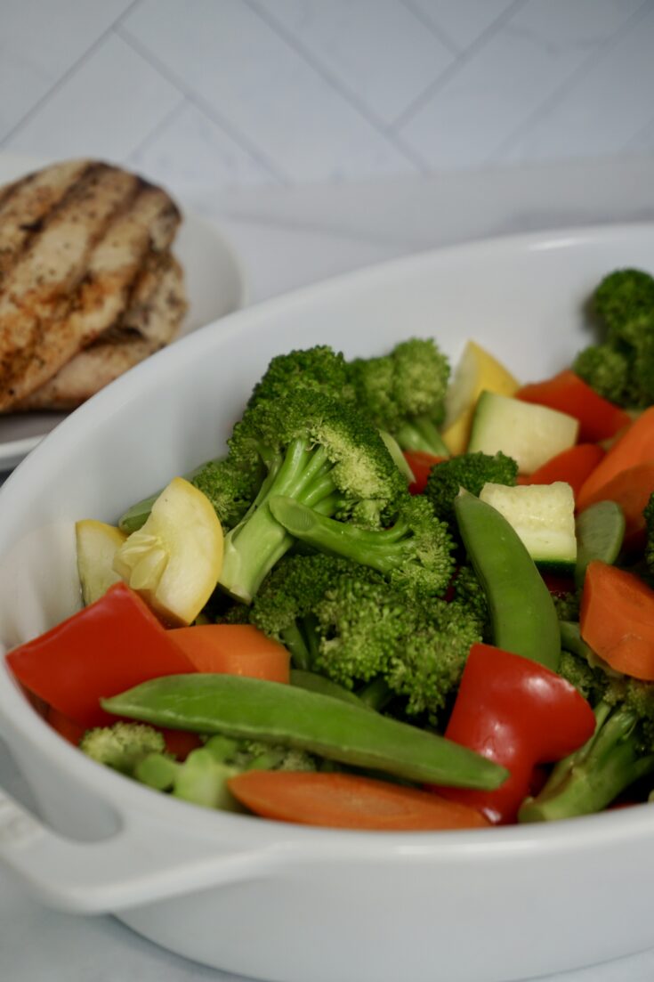 Steaming vegetables in the Instant Pot Humble Oven