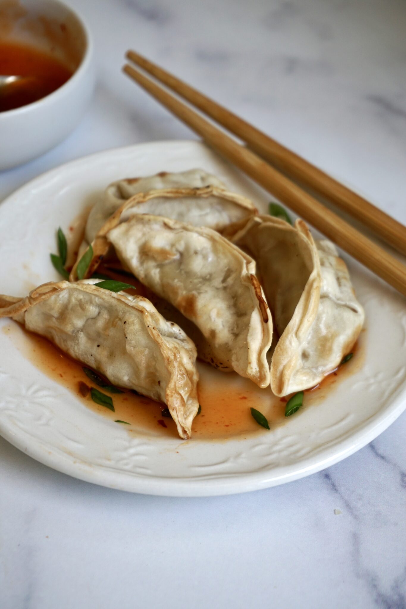 How to Make Frozen Potstickers in The Air Fryer With Trader Joes Gyoza A Game Changer! Humble