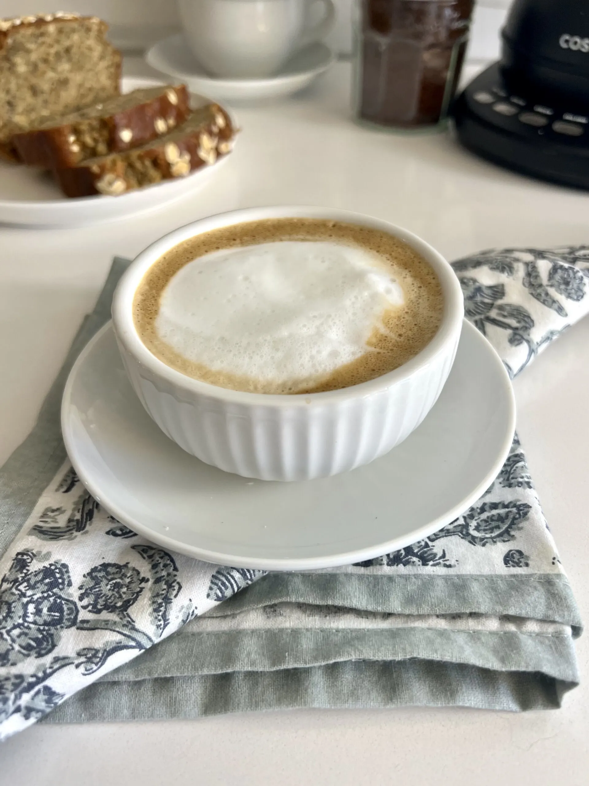 Instant espresso latte